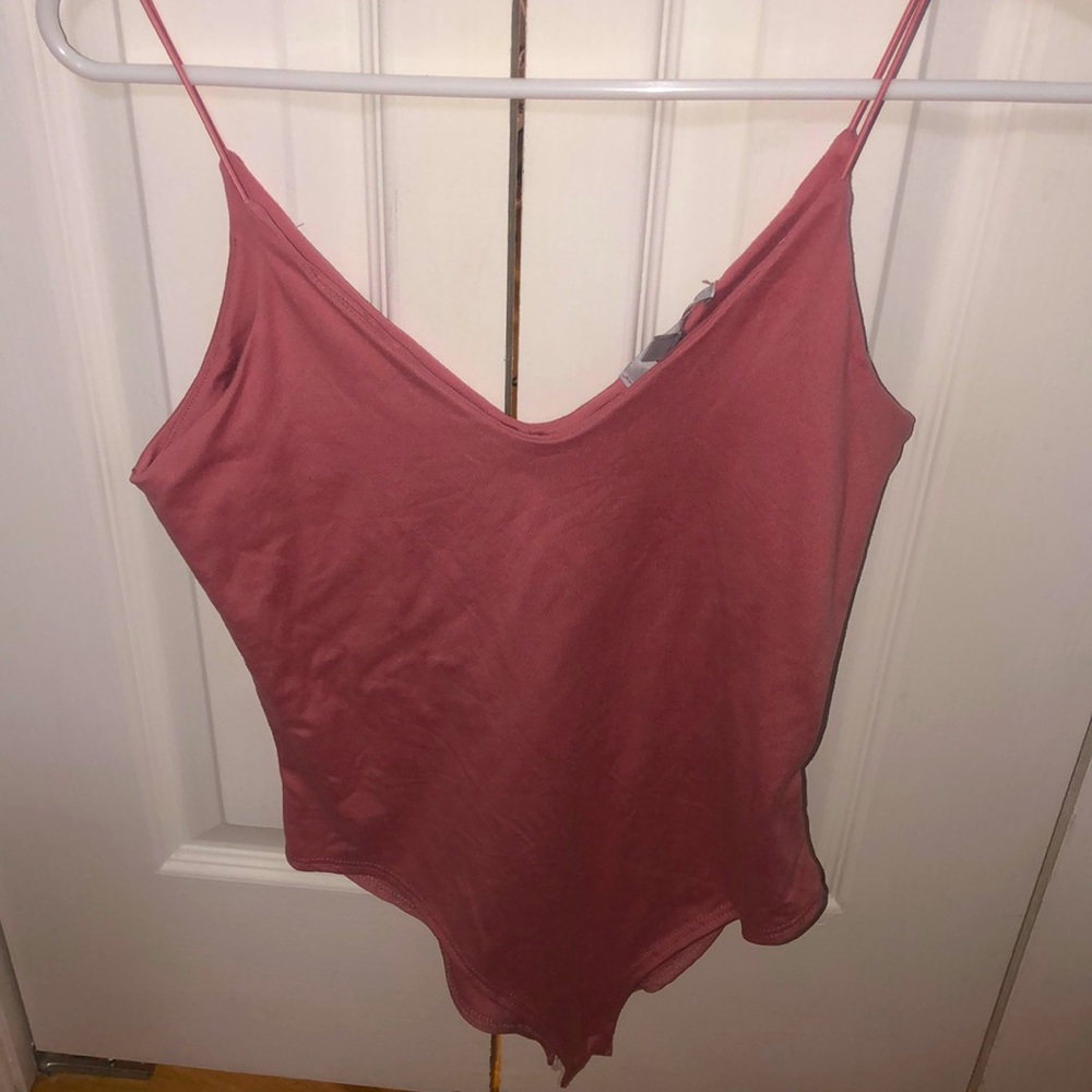 pink bodysuit- S
